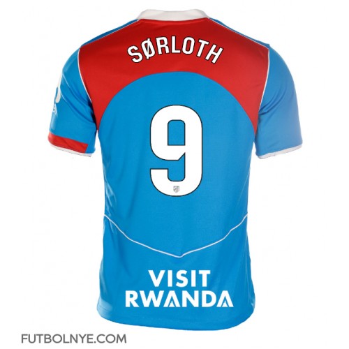 Camiseta Atletico Madrid Alexander Sorloth #9 Tercera Equipación para mujer 2025-26 manga corta